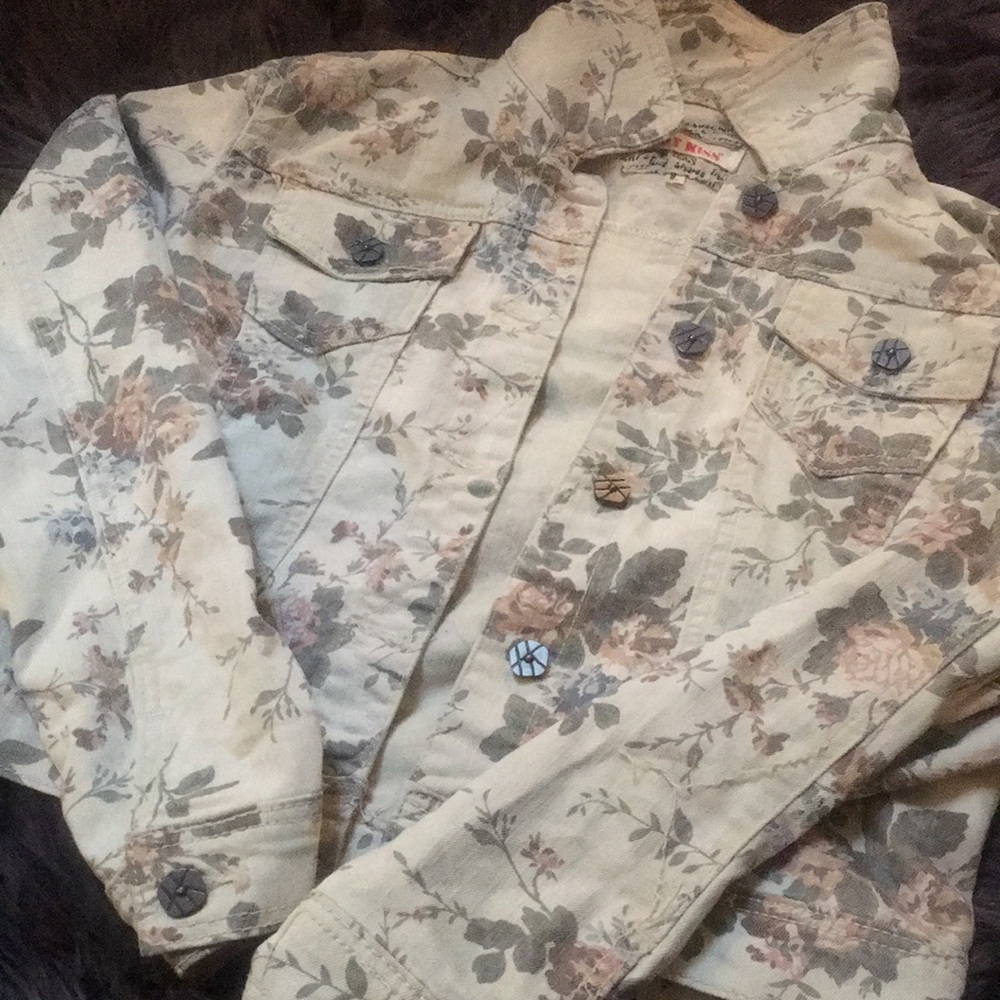 Floral Jean Jacket